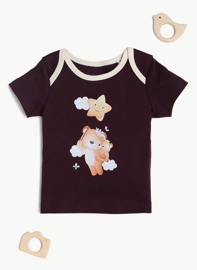 Bontots Infant Girls Organic Cotton T-Shirt with Graphic Print - Image 2